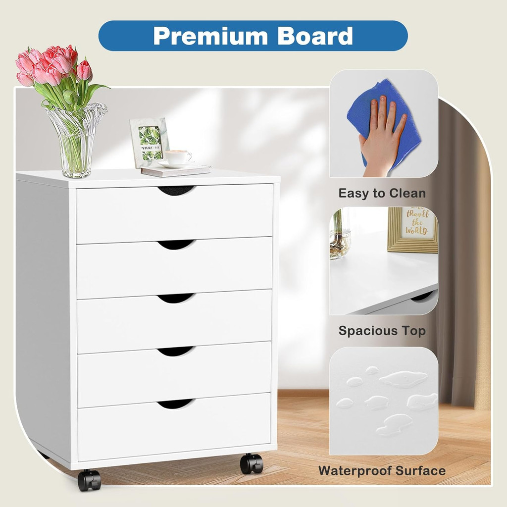 Premium board easy to clean water resistant surface features
